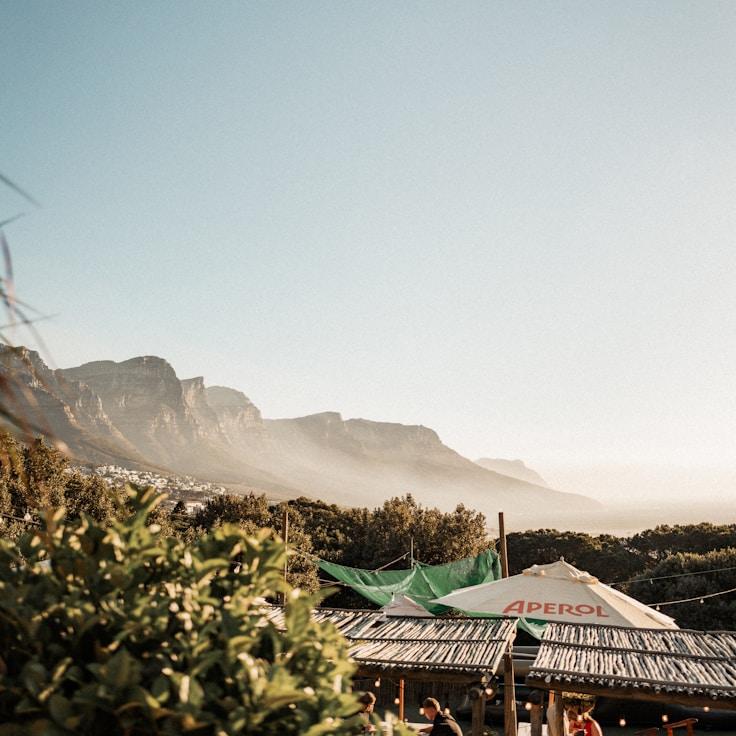 Entertainment zone at night in United States